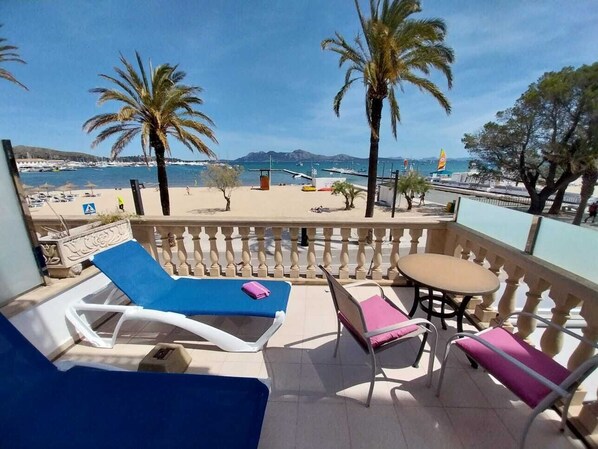 Panoramic Apartment, 1 Bedroom, Terrace, Beach View | Terrace/patio