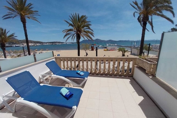 Panoramic Apartment, 1 Bedroom, Terrace, Beach View | Terrace/patio