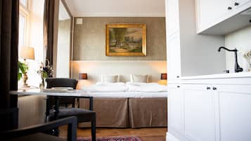 1 habitación, ropa de cama hipoalergénica y camas con pillow-top