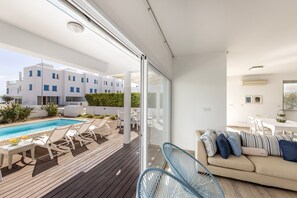 Living area - Protaras Nausica Blue Seaside Villa (Paralimni)