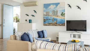 Living area - Protaras Nausica Blue Seaside Villa (Paralimni)