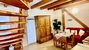 Toetasjesleilighet | 1 soverom, wi-fi (inkludert) og sengetøy