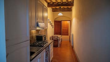 Classic apartman, kapcsolódó épület | Privát konyha | Etetőszék