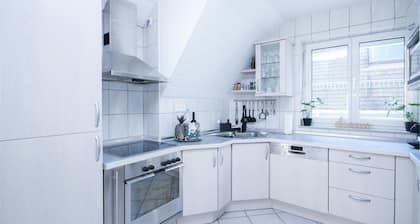 3 room duplex apartment 6 people Zuffenhausen Porsche