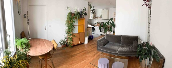 Living area - Charmant Appartement Paris 11 (Paris)