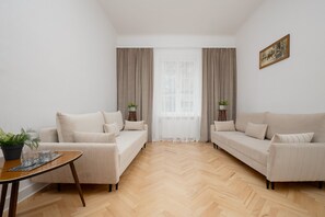 Appartement, 1 slaapkamer, keuken | Woonkamer
