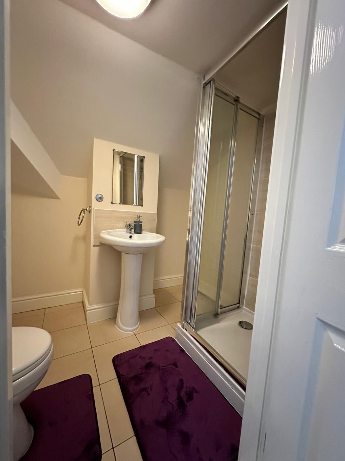 Standard Quadruple Room, Multiple Beds, Non Smoking, Ensuite | Bathroom | Free toiletries, towels, soap, shampoo