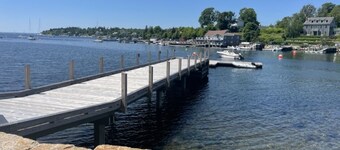The Chester House. Seaside in the village, with private wharf