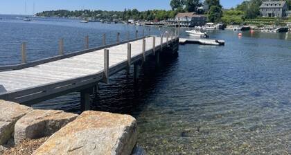 The Chester House. Seaside in the village, with private wharf