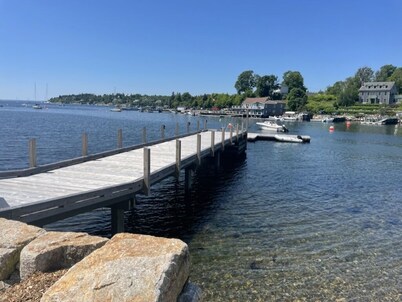 The Chester House. Seaside in the village, with private wharf