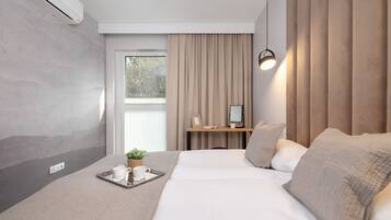 Appartement, 1 slaapkamer, keuken | 1 slaapkamer, een bureau, een laptopwerkplek, gratis wifi