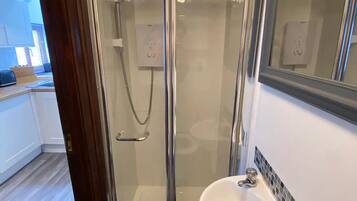 Shower, hair dryer