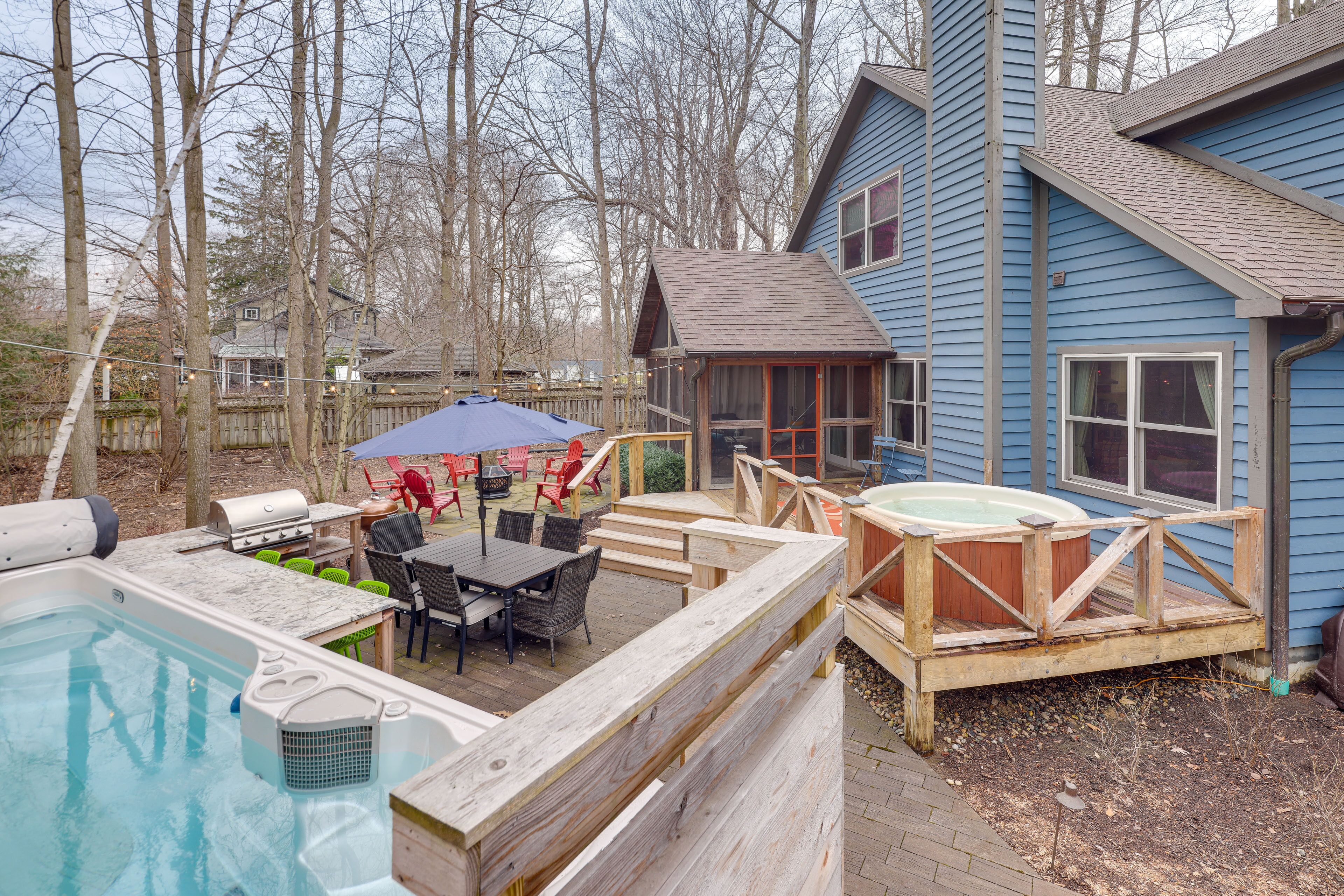 Union Pier Home w/ Outdoor Entertainment Spaces!