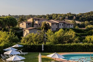 Aerial view - Sweet country home (Montorgiali)