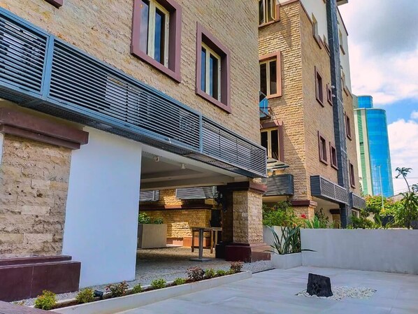 Fassade der Unterkunft