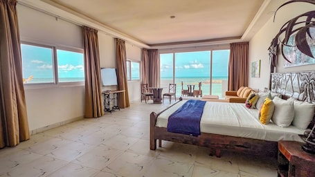 Suite, Balcony, Ocean View | 1 bedroom, soundproofing, free WiFi