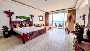 Suite de lujo, balcón, vista al océano | Insonorización y wifi gratis 