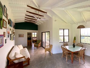 Cottage, Ocean View | Living area - Sea Cliff Eco-Cottages & Gin Distillery (Calibishie)