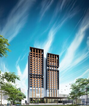 Façade de l’hébergement