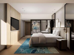 Executive Room, 1 Queen Bed | Minibar, in-room safe, desk, soundproofing