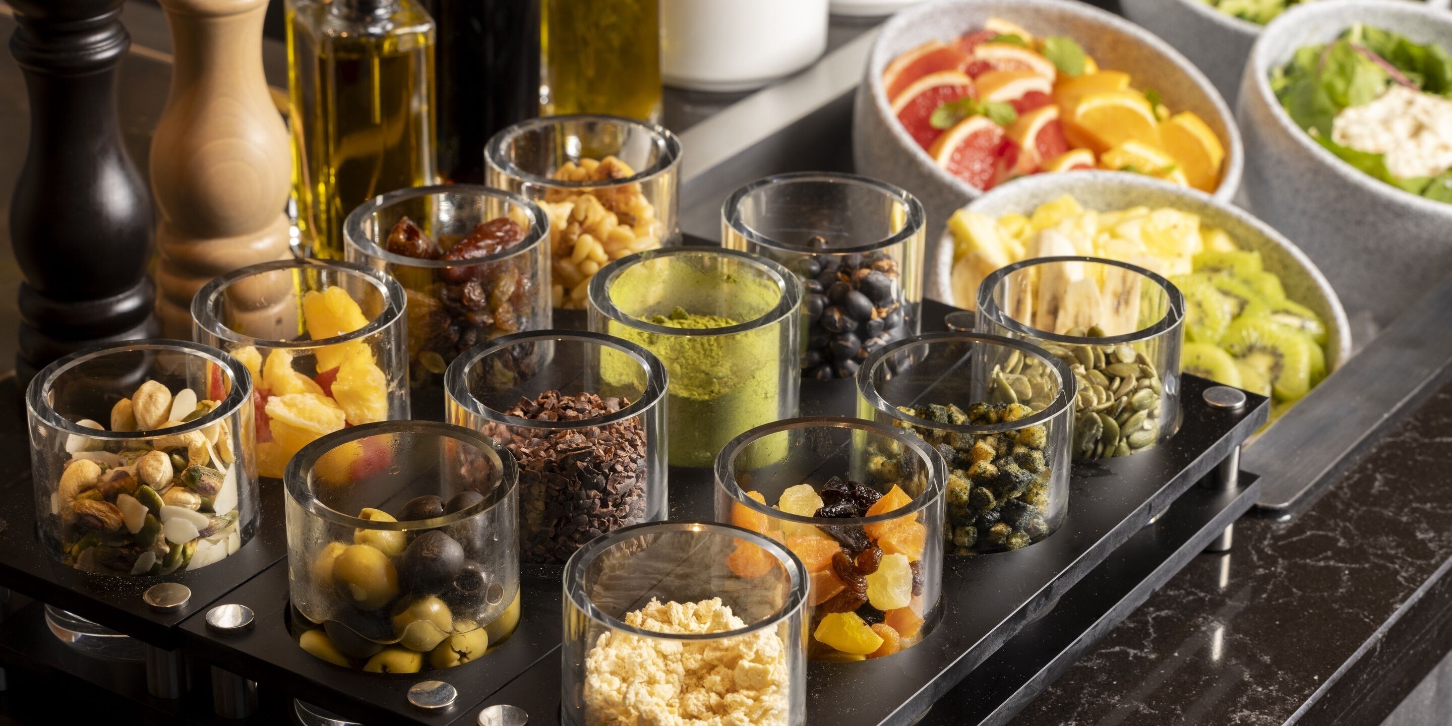 Tägliches Frühstücksbuffet gegen Gebühr