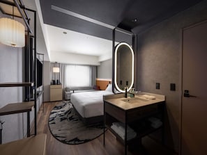 Chambre Exécutive, 1 lit double, non-fumeur, accès au salon club (Shower Booth)