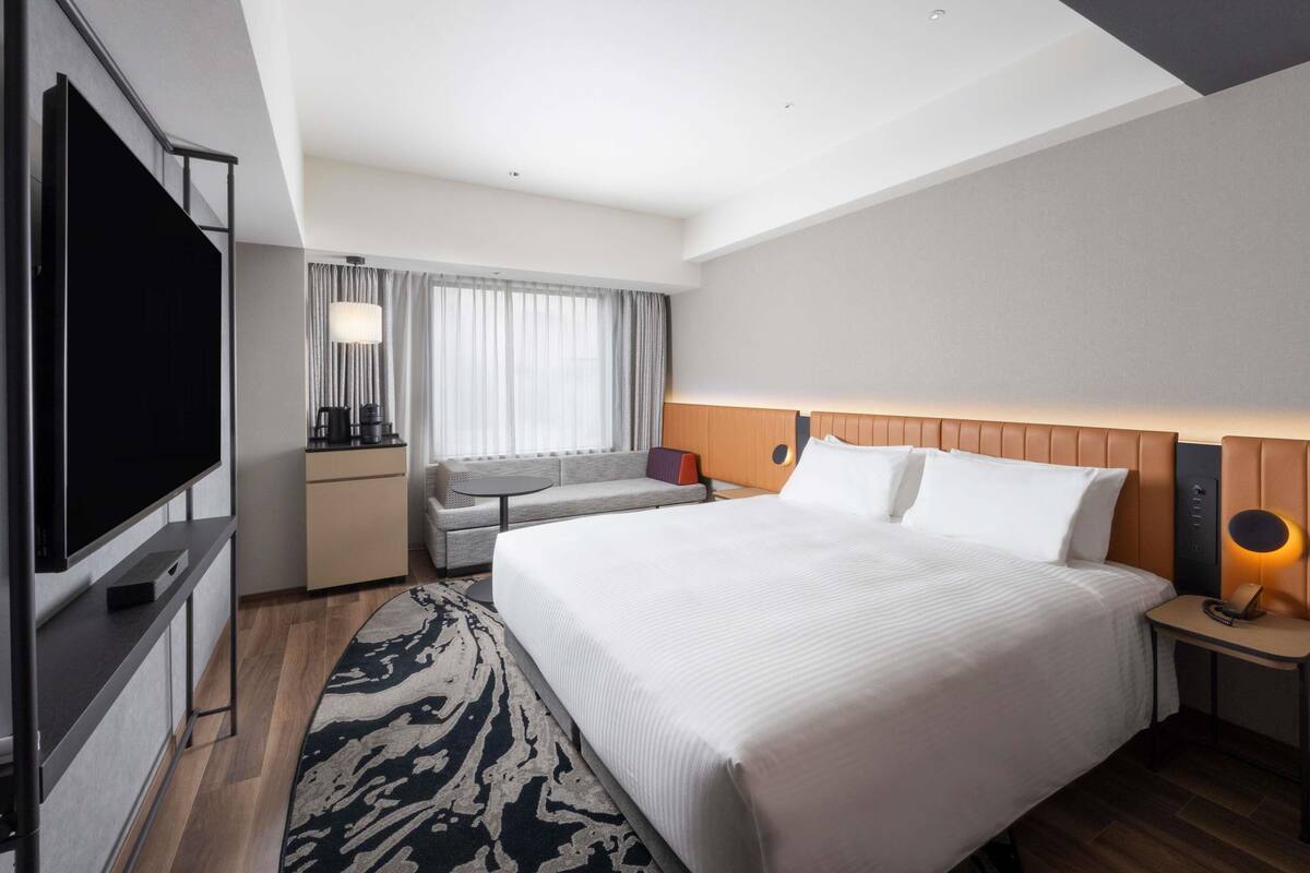 Hypo-allergenic bedding, in-room safe, blackout curtains, soundproofing