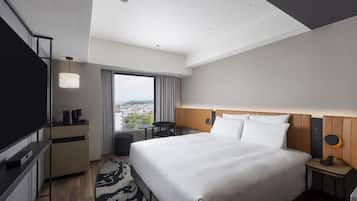 Habitación ejecutiva, 1 cama matrimonial (Lounge Access) | Ropa de cama hipoalergénica y caja de seguridad en la habitación