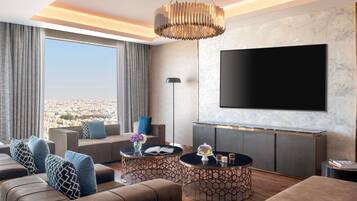 Presidential Suite, 1 King Bed | Premium bedding, minibar, in-room safe, blackout drapes