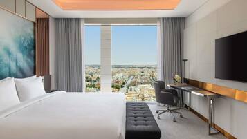 Executive Suite, 1 Katil Raja (King) | Peralatan tempat tidur premium, bar mini, peti besi dalam bilik
