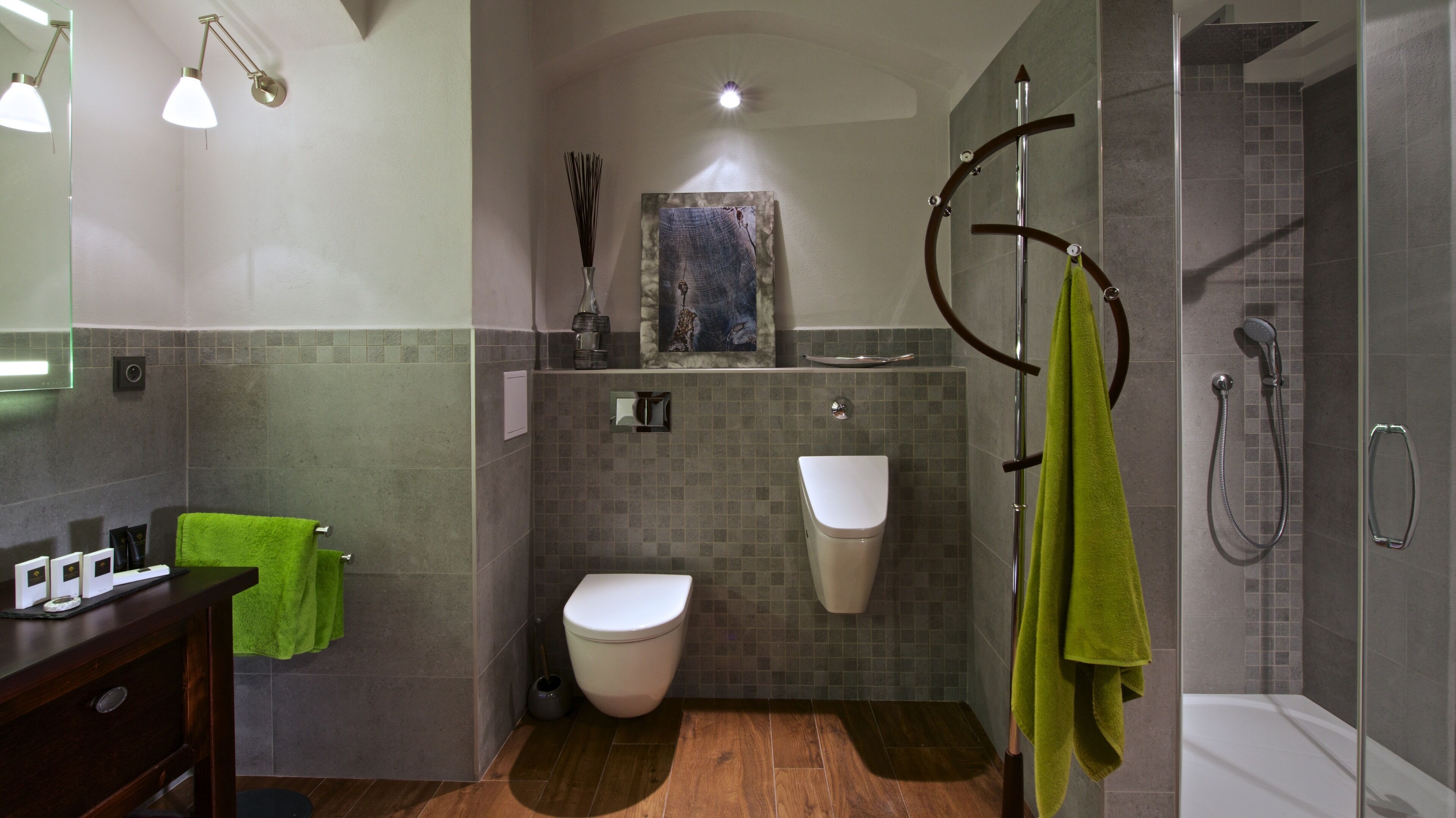 特级公寓, 2 间卧室 | 浴室 | 名牌洗护用品、拖鞋、肥皂、洗发水