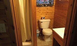 Shower - Papins Resort Cabin #2 (Drummond)