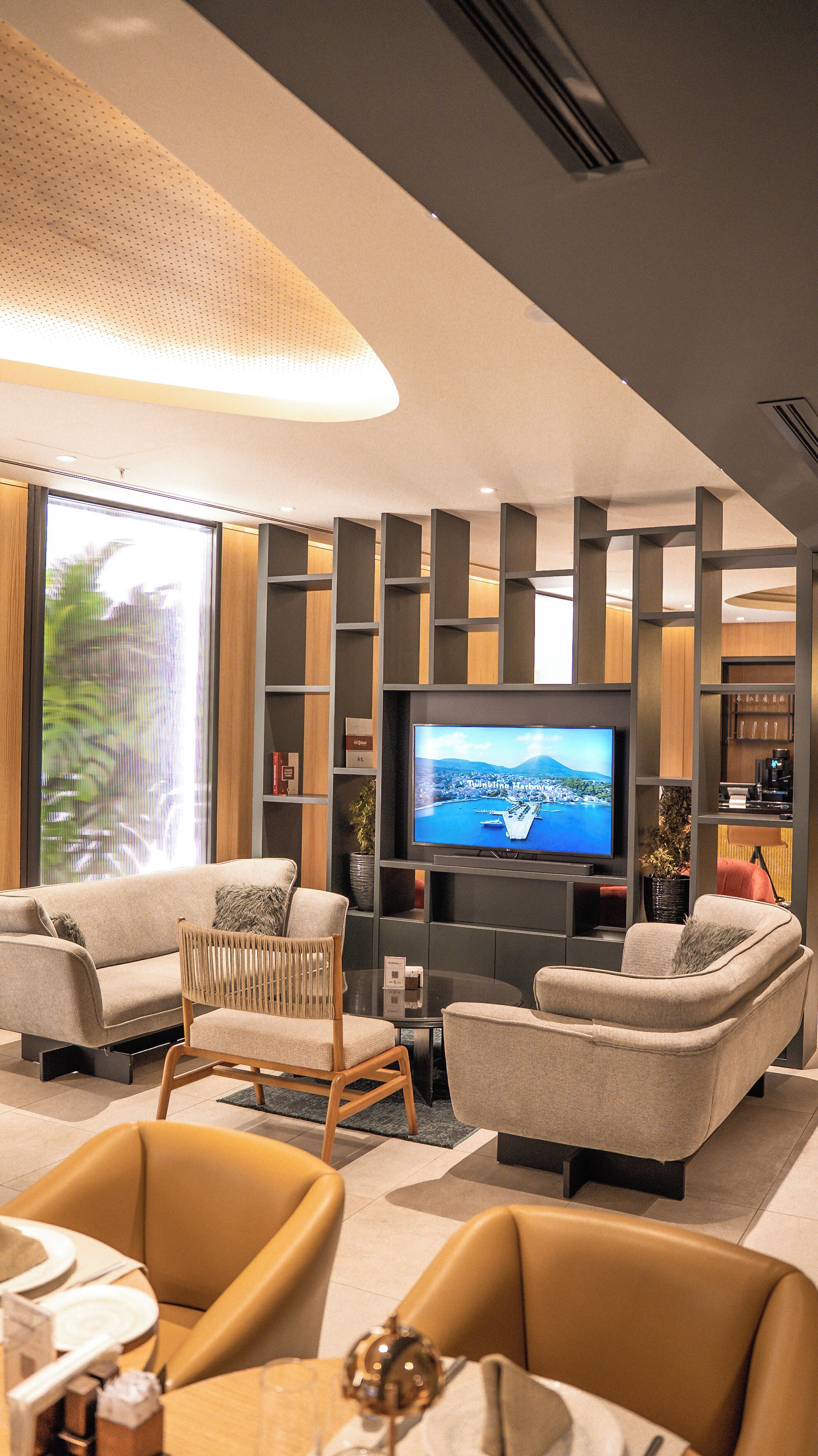 55-inch LCD TV with satellite channels