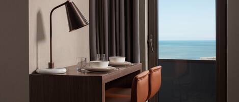 Literie de qualité supérieure, couette en duvet d'oie, minibar