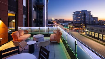 1 bedroom, desk, laptop workspace, blackout curtains