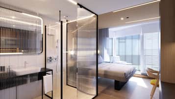 Studio | Bộ đồ giường kháng dị ứng, bàn, khu vực làm việc phù hợp cho laptop