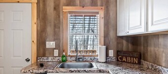 Tiny cabin on 10 acres with pond