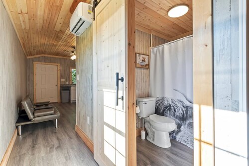 Tiny cabin on 10 acres with pond