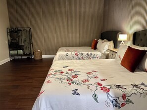 Comfort Suite, 2 Queen Beds, Kitchen, Garden Area | 1 bedroom, premium bedding, memory-foam beds, individually decorated - The Mercantile on the Katy Trail (Hermann)