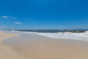 En la playa 