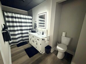 Towels, soap, toilet paper - Marvelous 1-bedroom apartment with AC in Shepherdsville (Shepherdsville)