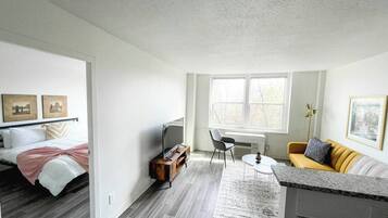 Desk, iron/ironing board, free WiFi, bed sheets