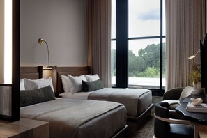 Standard Room, 2 Queen Beds | Frette Italian sheets, premium bedding, down comforters, pillowtop beds - Rivet House (Athens)