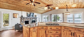 Sand Shoreline, Party Garage, Picturesque Sunsets, Dock