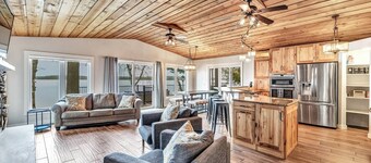 Sand Shoreline, Party Garage, Picturesque Sunsets, Dock