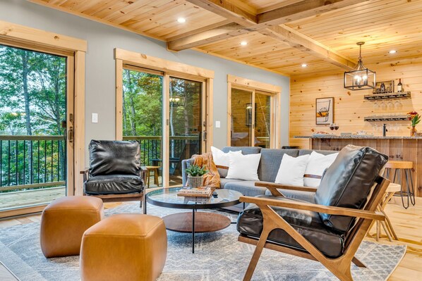 TV connectée, cheminée, jeux vidéo