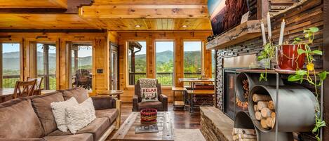 Smart-TV, Kamin, Videospiele, DVD-Player