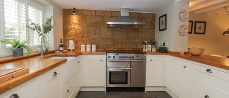 Fridge, dishwasher, electric kettle, toaster