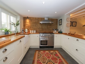 Fridge, dishwasher, electric kettle, toaster