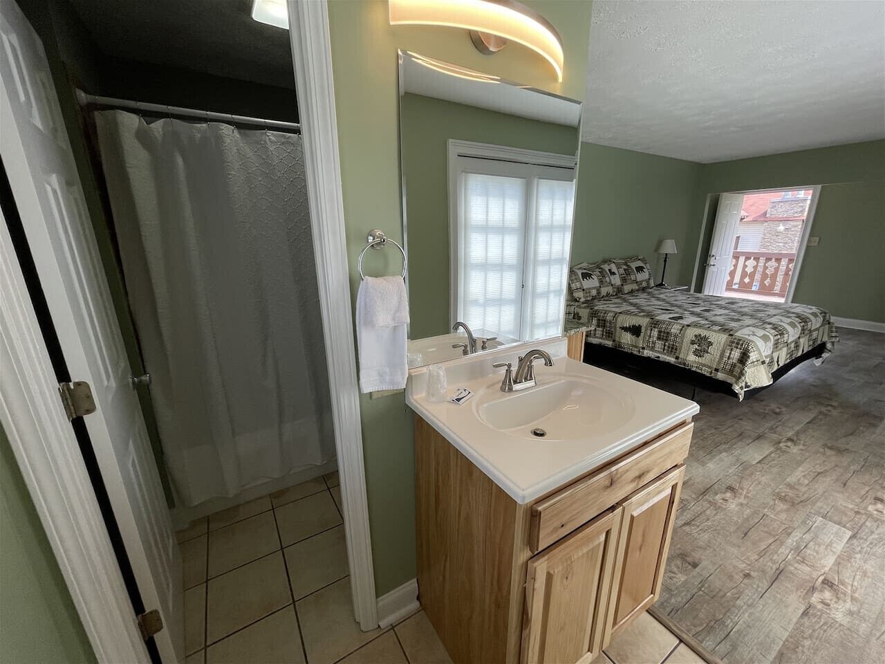 1 غرفة نوم وواي فاي وملاءات أسرّة